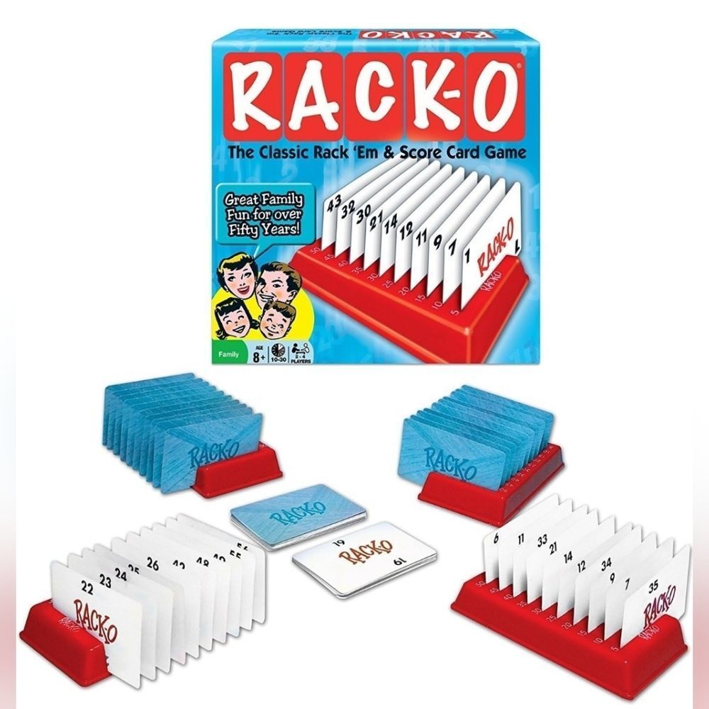 🔹️Rack-O 2020 Edition Family Card Game